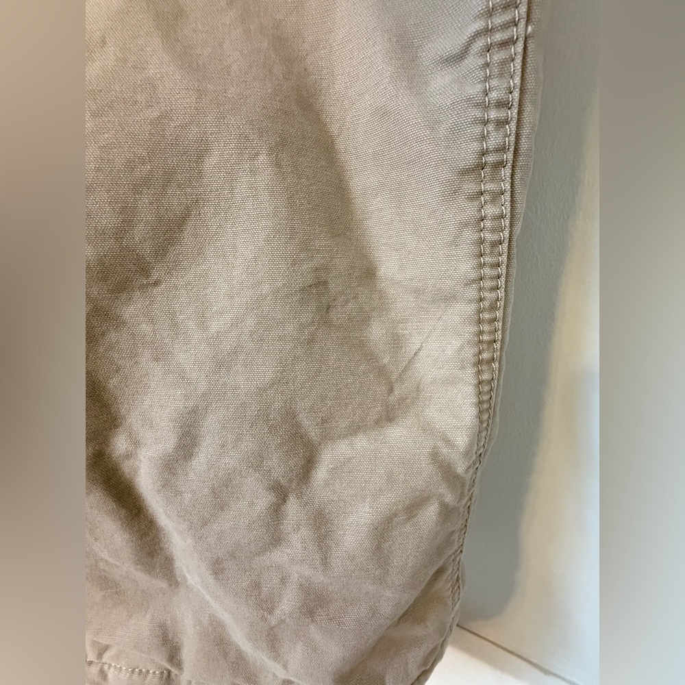 Wrangler Men's Chipmunk Mixed Canvas Beige and Tan Chore Jacket - Picture 7 of 9